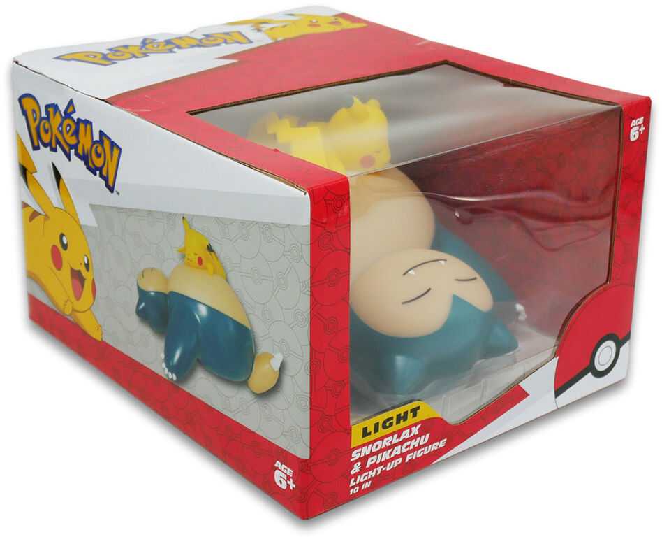 TEKNOFUN Pokemon - Snorlax Pikachu LED lempa