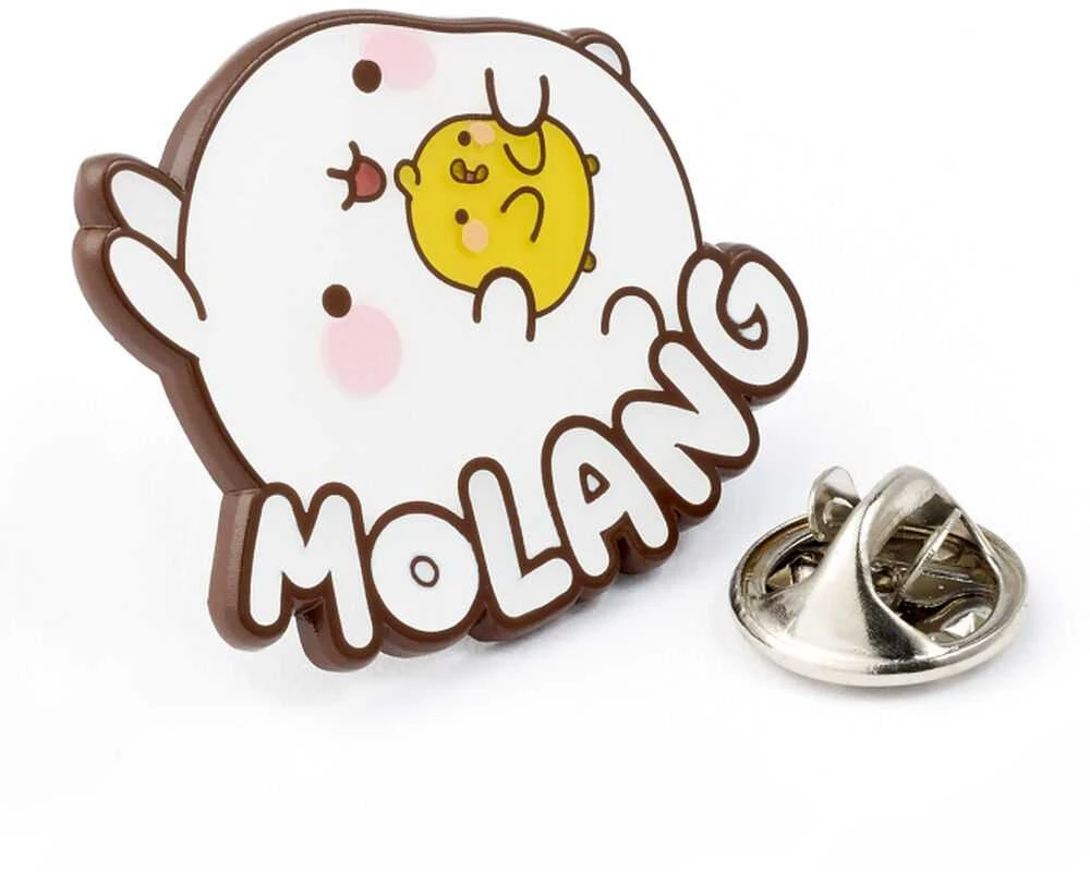 Molang ir Piu Piu sagė su metaline užsegimo detale