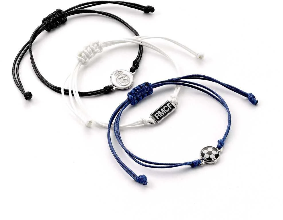 The Carat Shop Real Madrid Friendship Set 3 bracelets