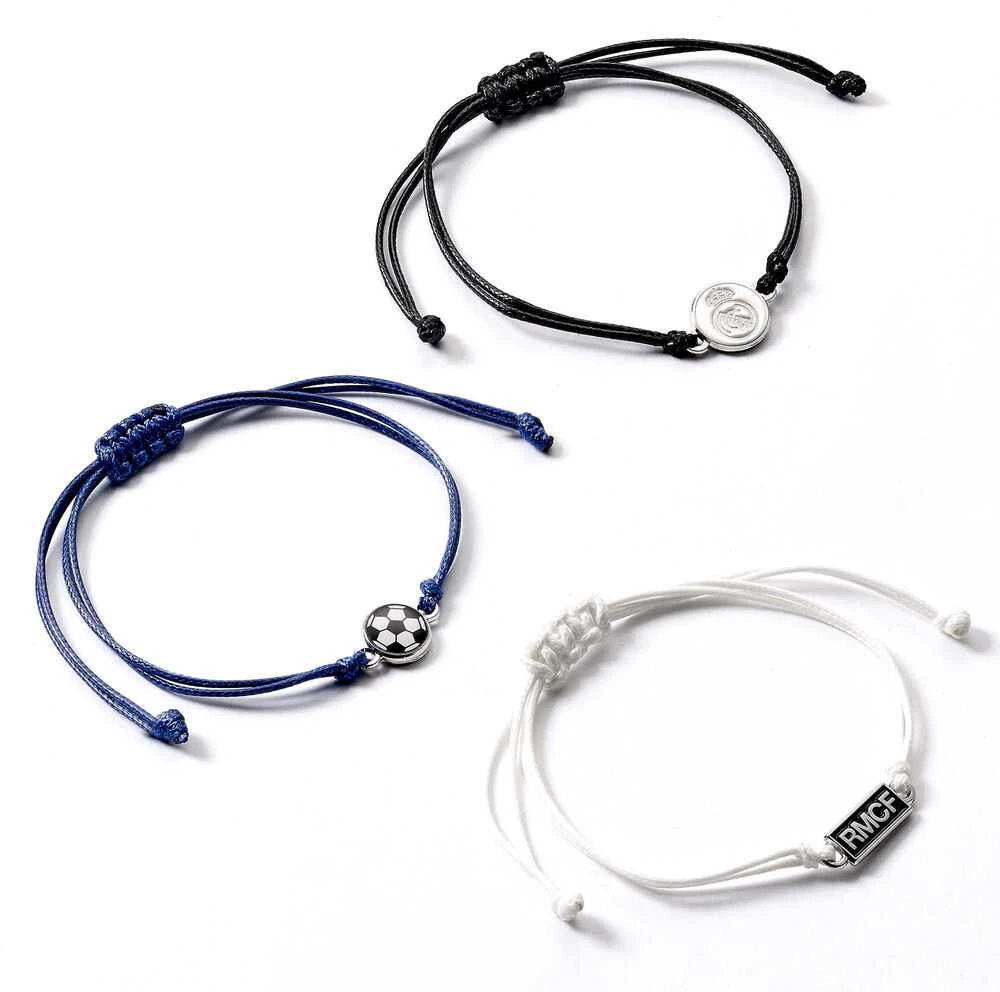 The Carat Shop Real Madrid Friendship Set 3 bracelets