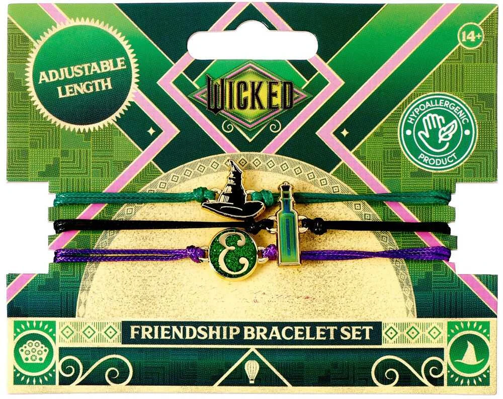 The Carat Shop Wicked Elphaba Friendship Set 2 bracelets