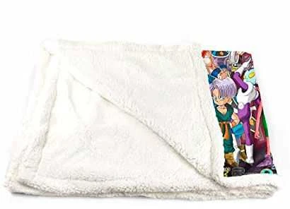 Toei Animation Dragon Ball Z coral sherpa blanket