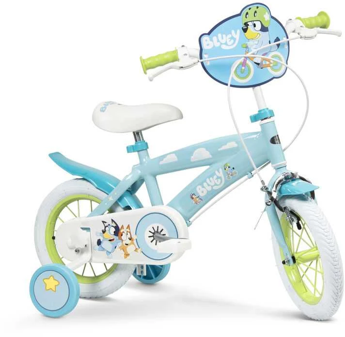 TOIMSA children's bicycle Bluey 12” Mėlyna and lime mėlynas