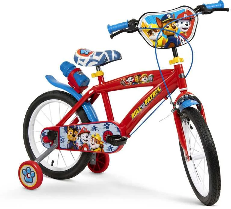 Toimsa Vaikiškas Dviratis - Paw Patrol - 16" - Raudonas