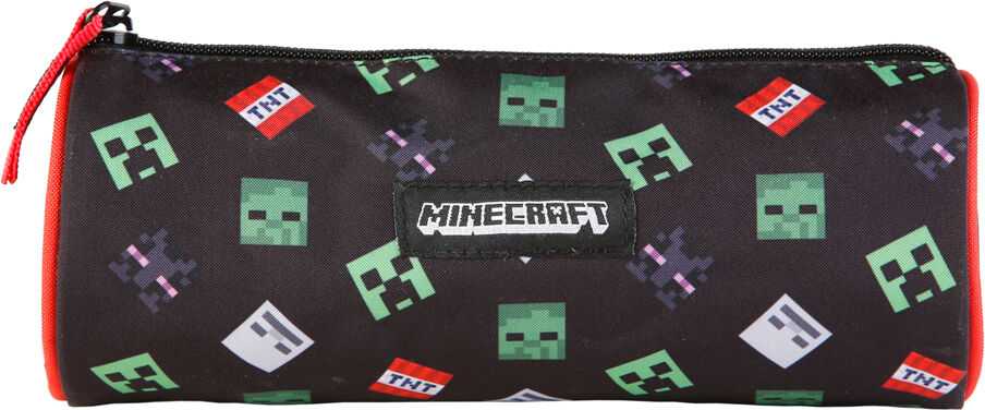 CurePink Krepšys Minecraft TNT 8 x 22 x 8 cm Apskritas