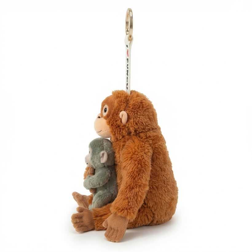 Toys Revolution Punch monkey plush keychain 15cm