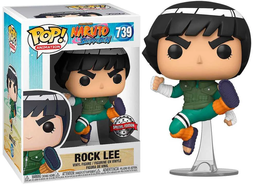FUNKO POP! Vinilinė figūrėlė Naruto Shippuden - Rock Lee, 9.5 cm