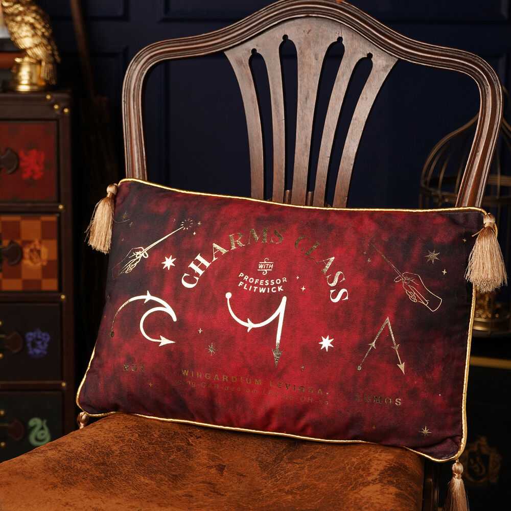 Widdop Co Harry Potter Charms Class velvet cushion