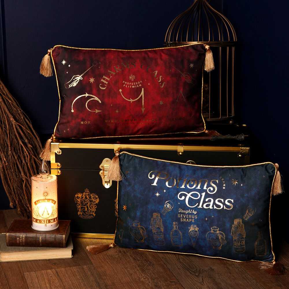 Widdop Co Harry Potter Charms Class velvet cushion