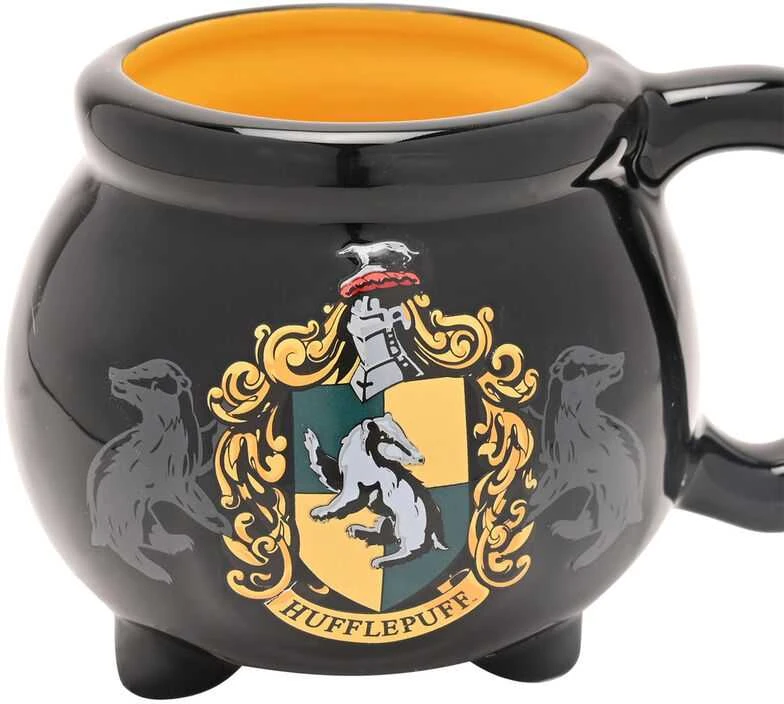 Widdop Co Harry Potter Hufflepuff cauldron mug