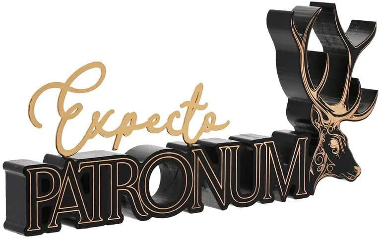 Widdop Co Harry Potter Patronum wooden sign