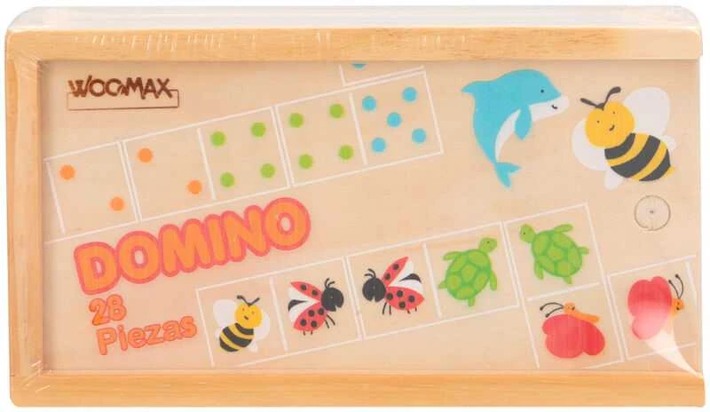 Woomax Domino 28 pcs Medžio