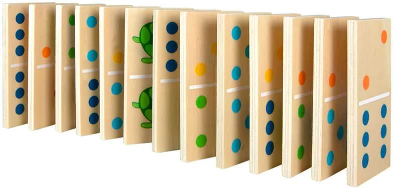 Woomax Domino 28 pcs Medžio