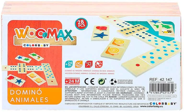 Woomax Domino 28 pcs Medžio