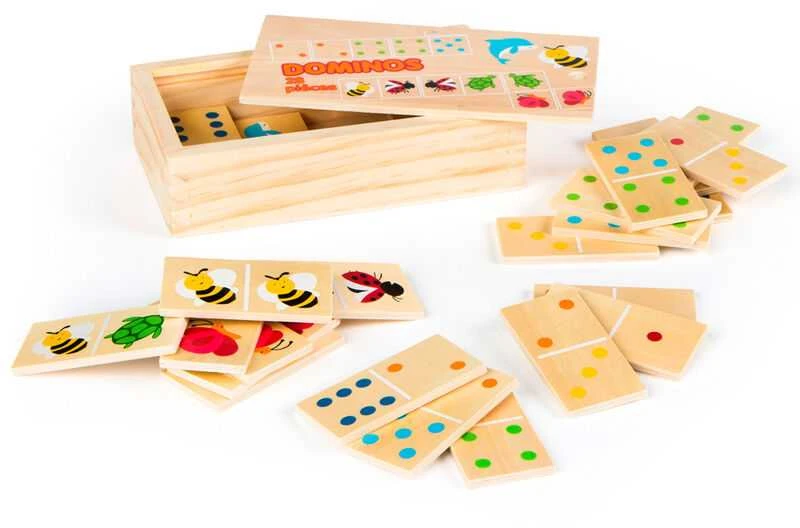 Woomax Domino 28 pcs Medžio