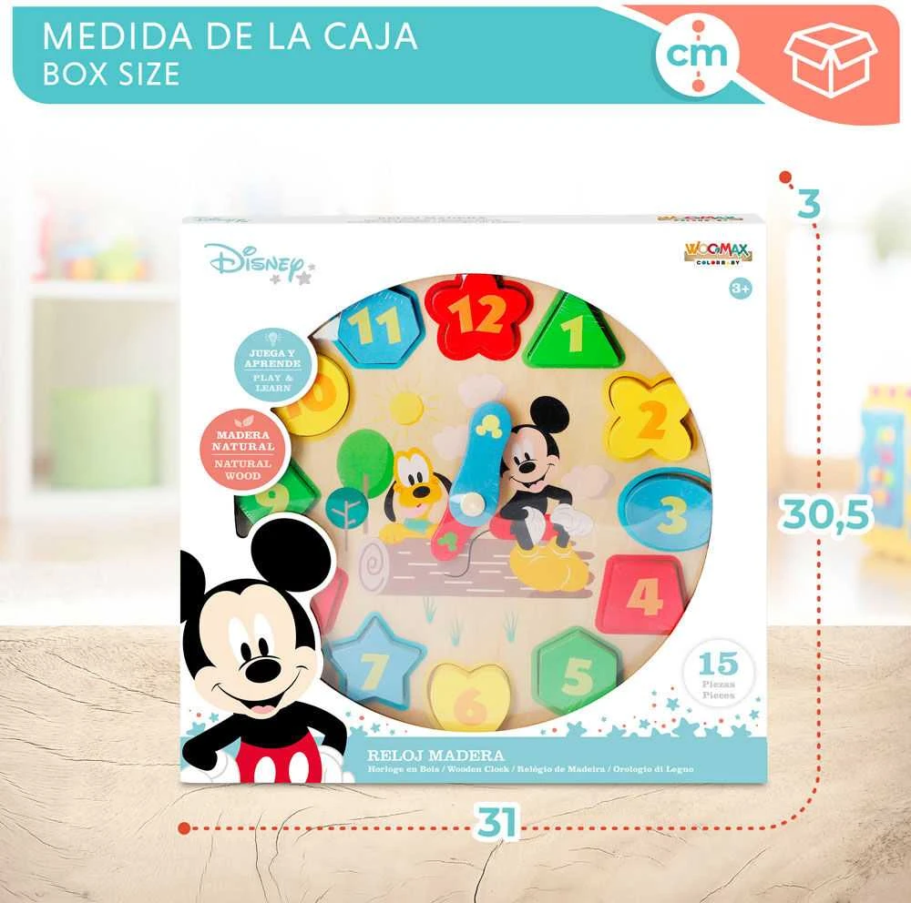 Woomax Laikrodis kūdikiams Disney (30 cm)