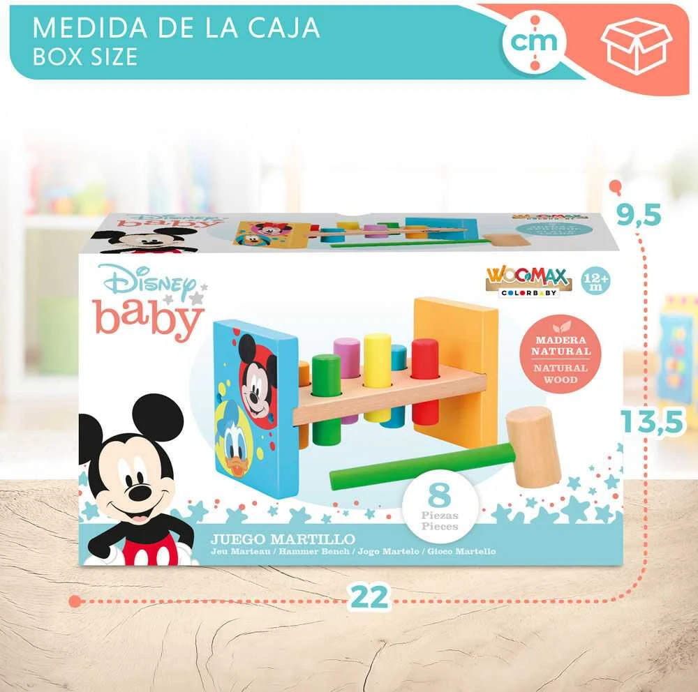 Woomax Medinis žaidimas Disney Plaktukas (8 pcs)