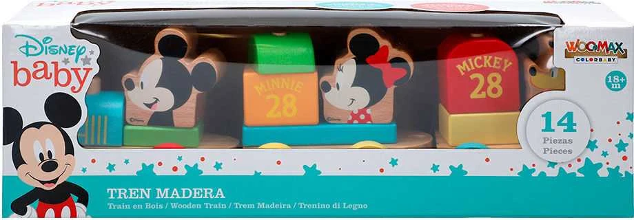 Woomax Traukinys Mickey & Minnie 14 pcs 34 cm (18+ mėnesių)