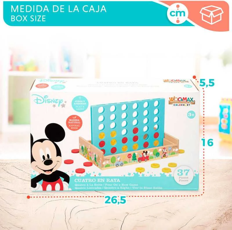 Woomax Disney Four in a Row wooden game