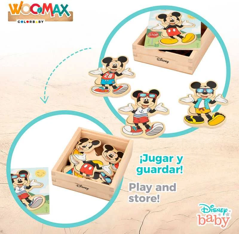Dėlionė Woomax Vaikiška medinė puzlė Disney Medžio (19 pcs)