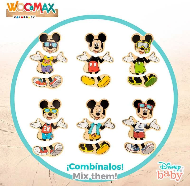 Dėlionė Woomax Vaikiška medinė puzlė Disney Medžio (19 pcs)