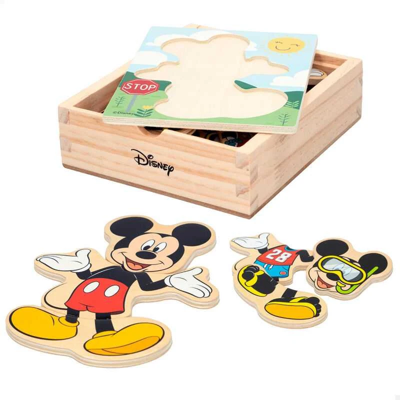 Dėlionė Woomax Vaikiška medinė puzlė Disney Medžio (19 pcs)