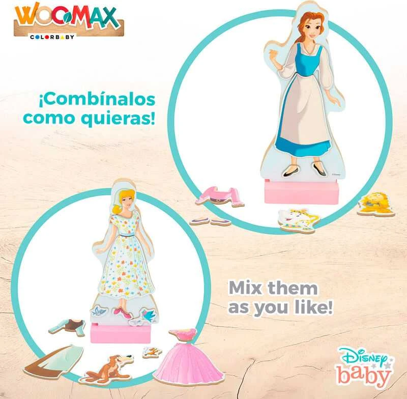 Woomax Edukacinis žaidimas Pricess Disney Medžio