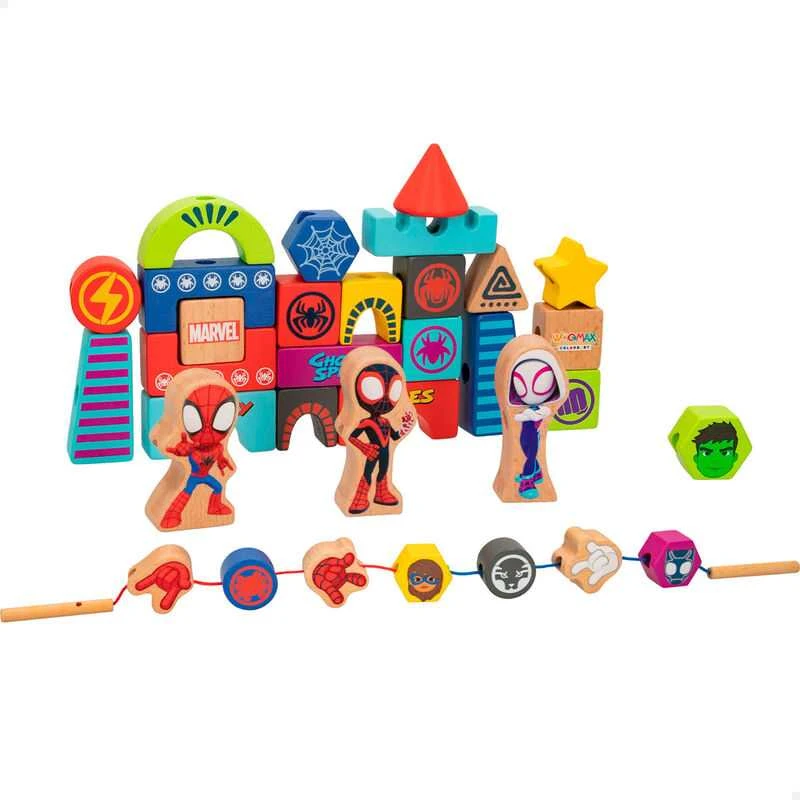 Spidey Woomax Marvel Pidey wooden playset