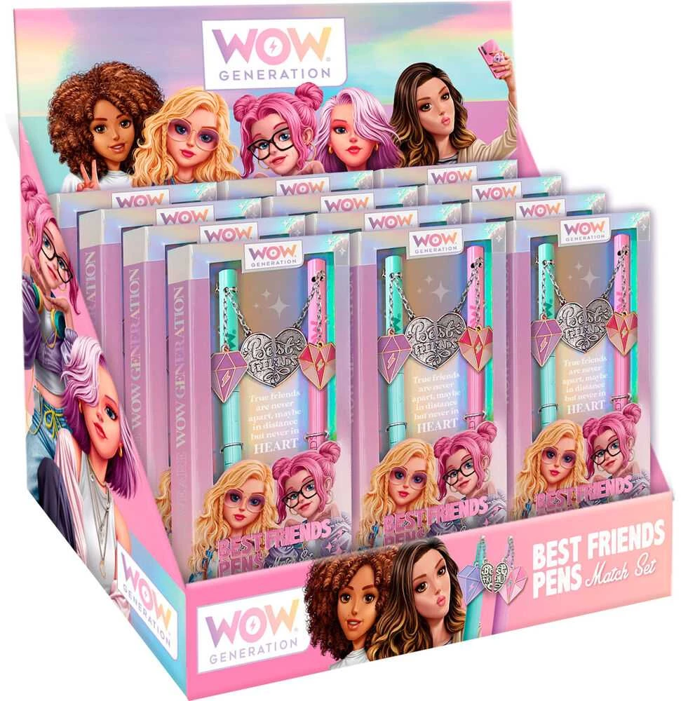 WOW Generation BFF rašiklių rinkinys prekybos stende