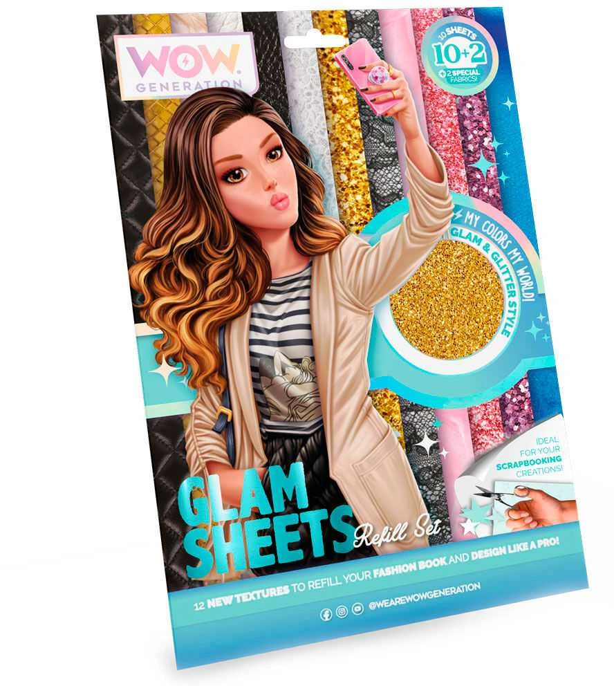 „Penalas Kids Euroswan Rinkinys“, papildantis mados knygą „Fashion Book“, 4 raštai, 12 vnt., „WoW Generation WOW00082“ mišinys