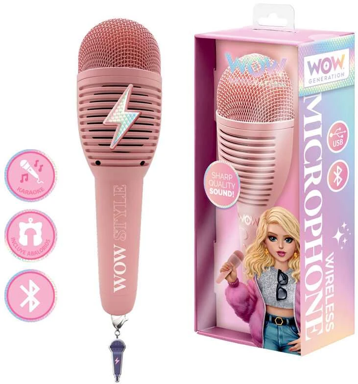 Bigbuy Fun Vaikų licencijavimas „WoW Generation“ mikrofonams WOW00029