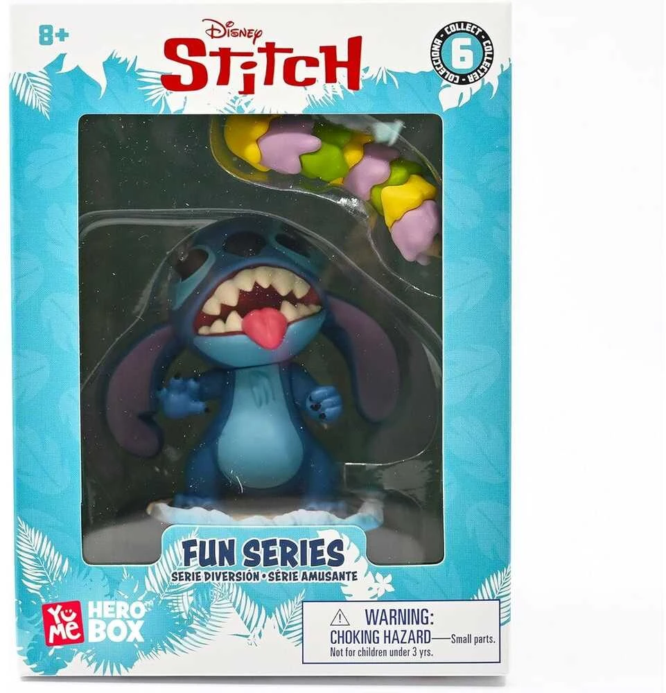 Yume Toys Disney Stitch Hero Box Glotter Stitch figure 8cm