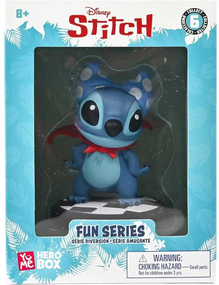 Yume Toys Disney Stitch Hero Box Super Hero Stitch figure 8cm