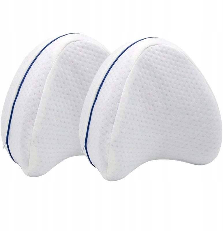 Ergonominės pagalvės tarp kelių miegui iš memory putų, 2 vnt.