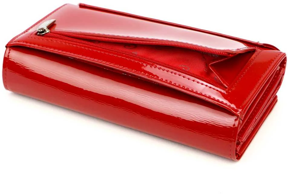 Moteriška piniginė Pierre Cardin 07 SHINY 102 raudona