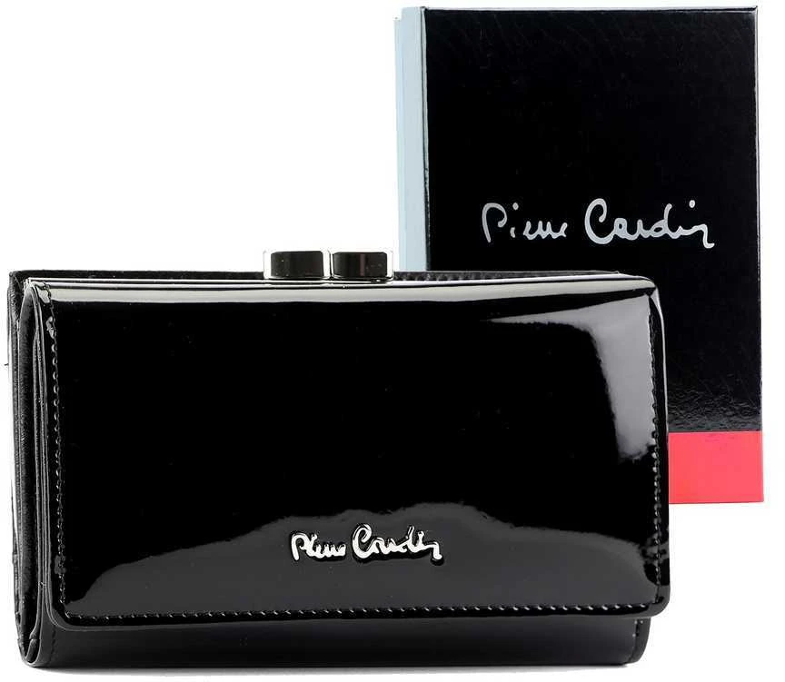 Moteriška piniginė Pierre Cardin 07 SHINY 108 juoda