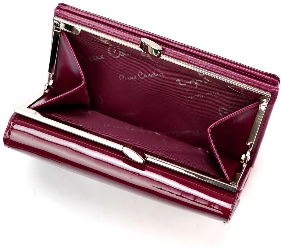 Moteriška piniginė Pierre Cardin 07 SHINY 108 violetinė