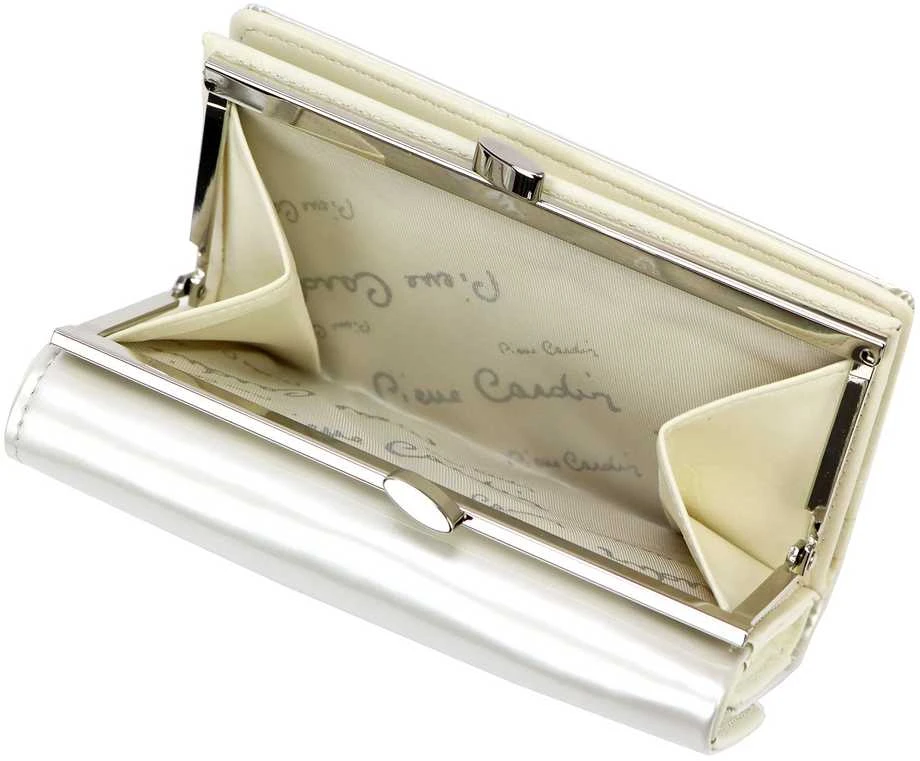 Moteriška piniginė Pierre Cardin 07 SHINY 108 smėlio