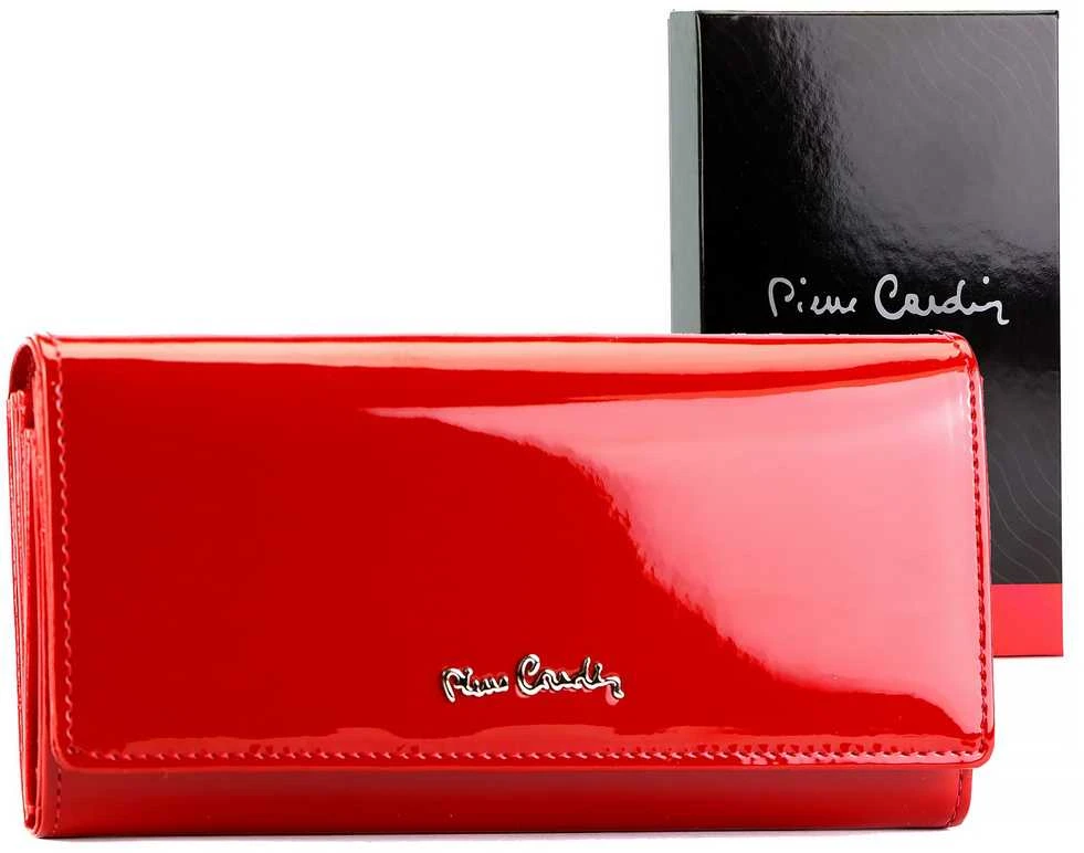 Moteriška piniginė Pierre Cardin 07 SHINY 102 raudona