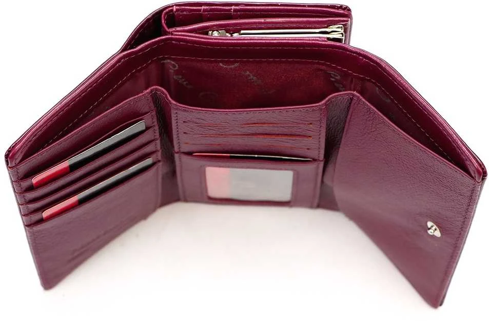 Moteriška piniginė Pierre Cardin 07 SHINY 108 violetinė