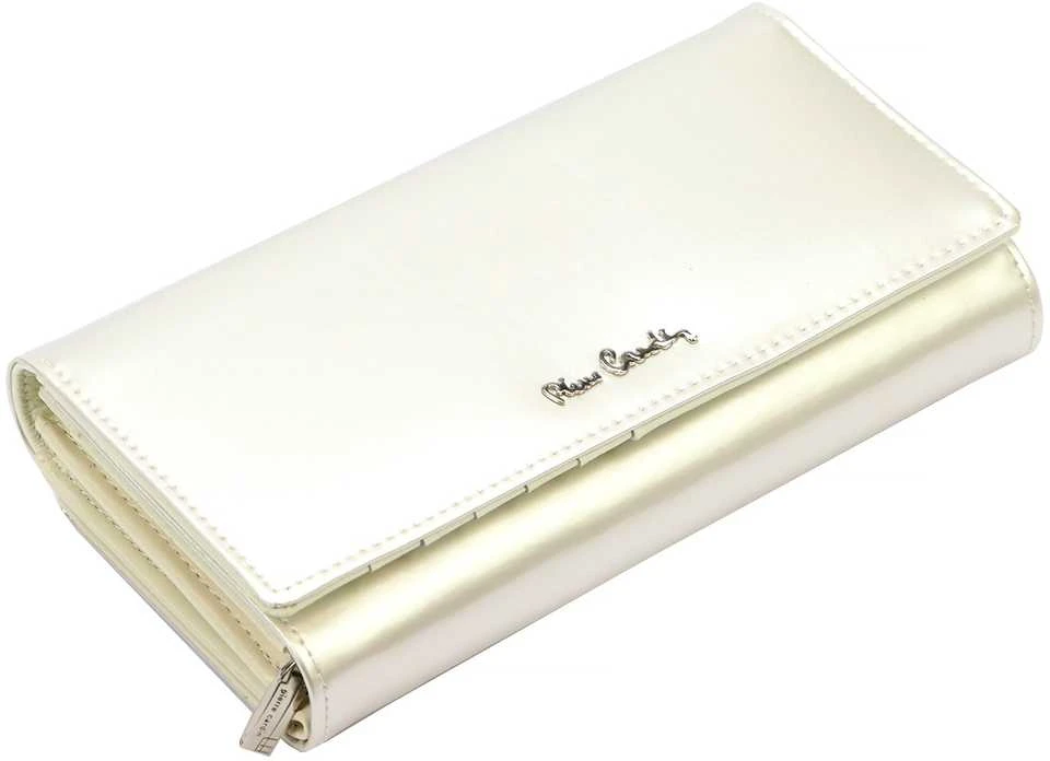 Moteriška piniginė Pierre Cardin 07 SHINY 121 smėlio