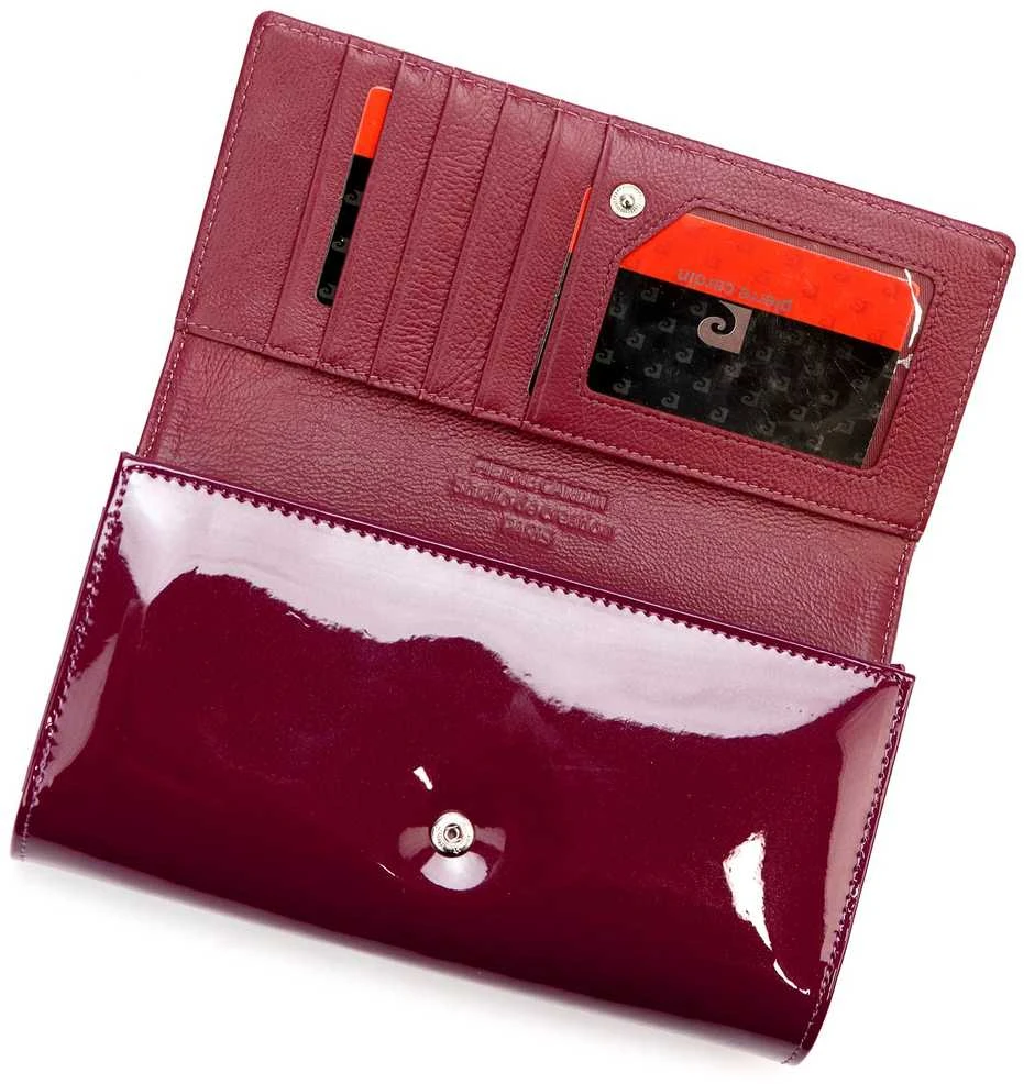 Moteriška piniginė Pierre Cardin 07 SHINY 121 violetinė