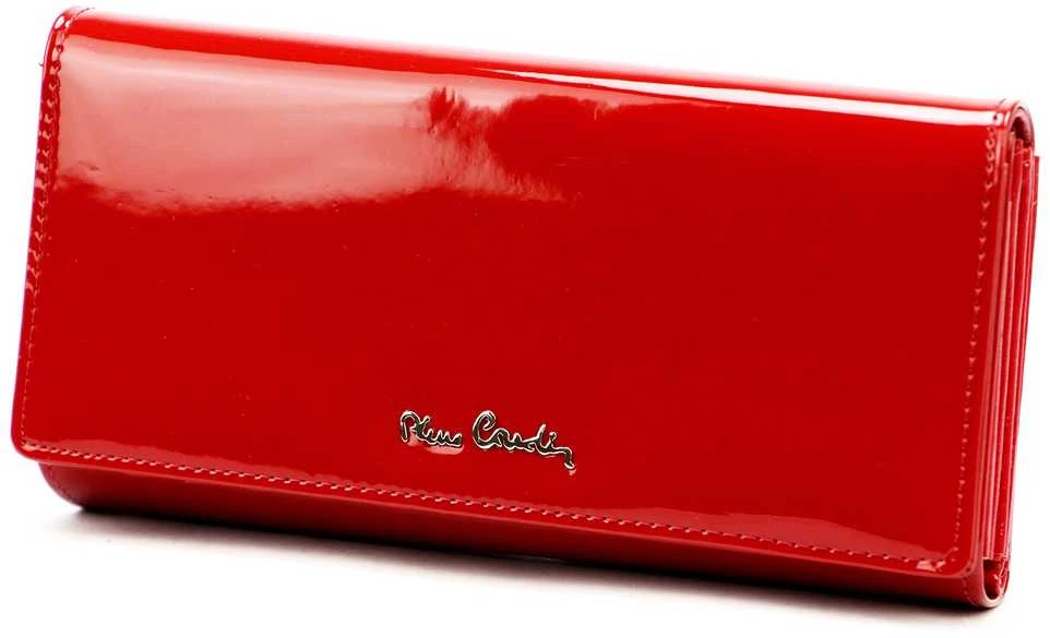Moteriška piniginė Pierre Cardin 07 SHINY 121 raudona