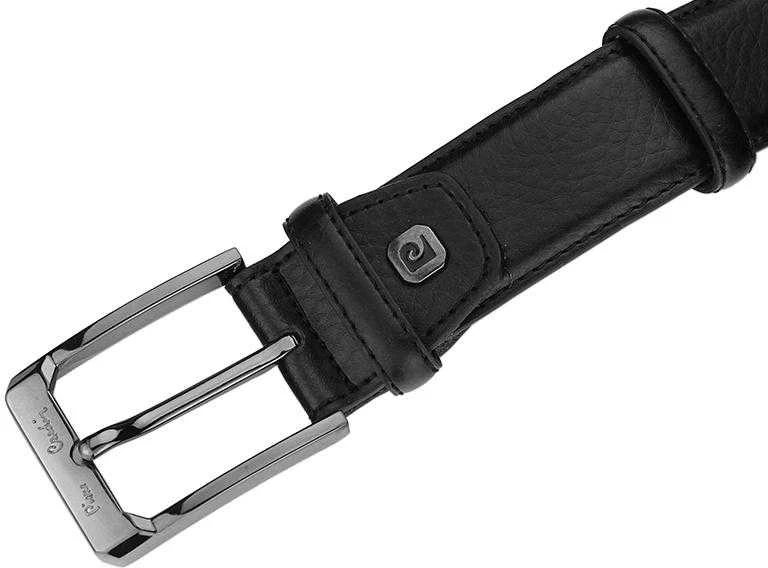 Natūralios odos diržas Pierre Cardin 5011 ROB01, juodas, 130 cm