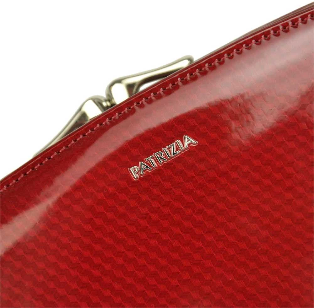 Natūralios odos moteriška piniginė RFID Patrizia CB-123, raudona