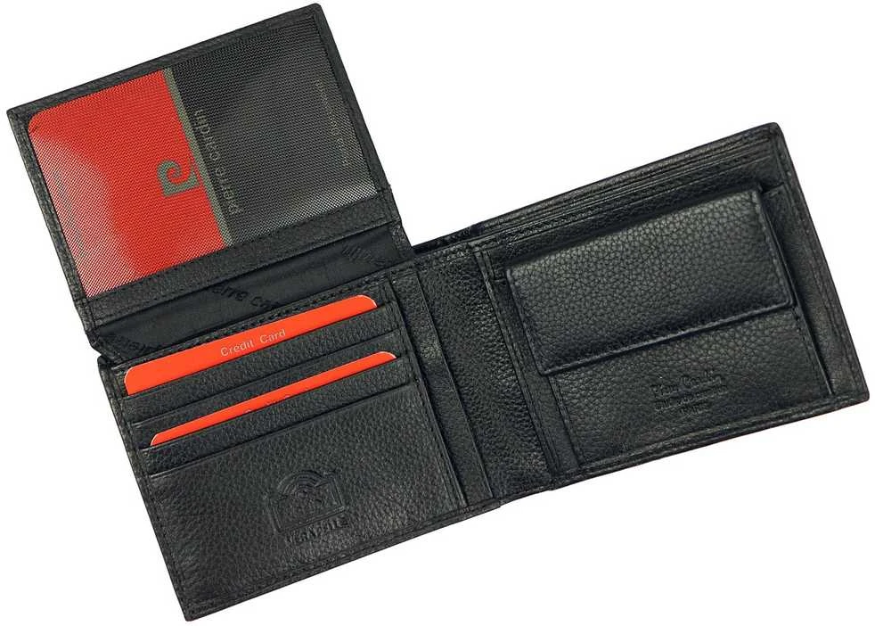 Natūralios odos vyriška piniginė Pierre Cardin TILAK61 8806, juoda