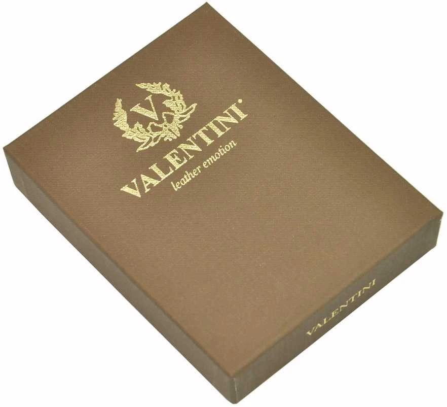 Natūralios odos vyriška piniginė Valentini 306 292E, juoda