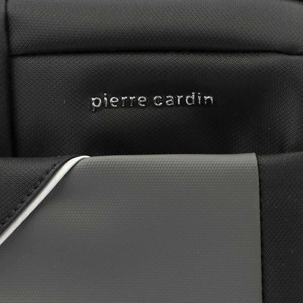 Vyriška rankinė per petį Pierre Cardin 2011 ALAN09 juoda pilka