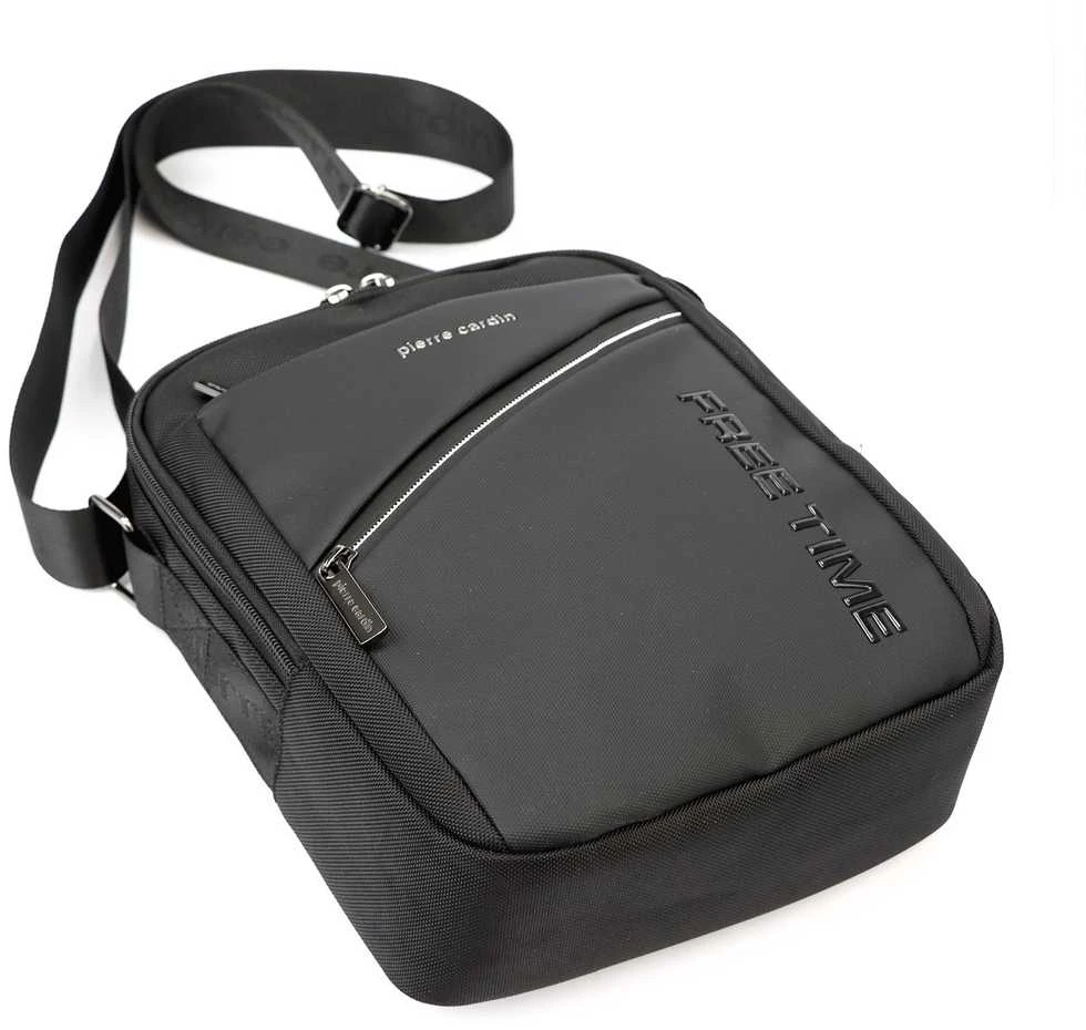 Vyriška rankinė per petį Pierre Cardin 8155 ALAN06 juoda
