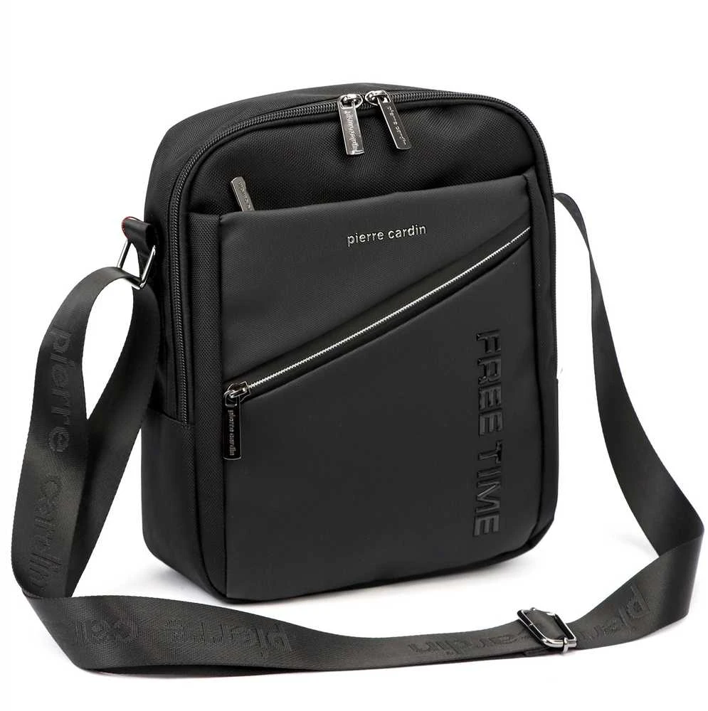Vyriška rankinė per petį Pierre Cardin 8155 ALAN06 juoda